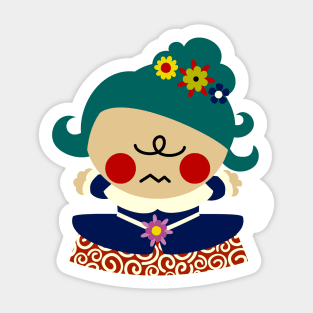 Menina 5 Sticker